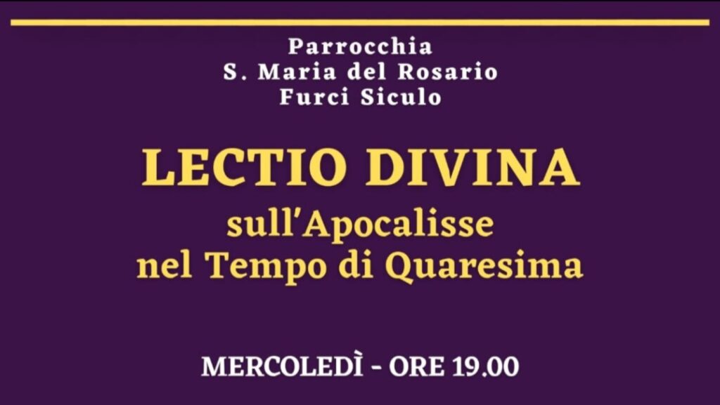 LECTIO DIVINA sull’Apocalisse nel Tempo di Quaresima